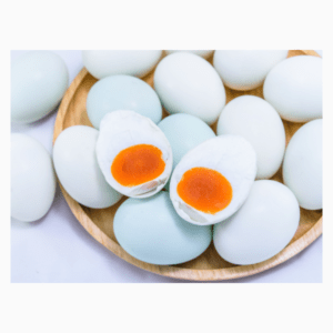 ไข่เค็มดินสอพอง แบบสุก พร้อมทาน