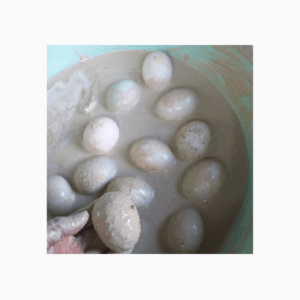 ไข่เค็มดินสอพอง